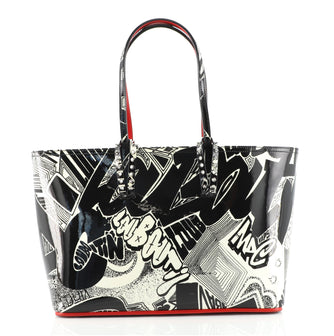 Christian Louboutin Cabata East West Tote Printed Patent Small