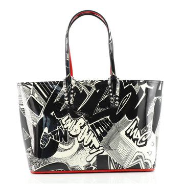 Christian Louboutin Cabata East West Tote Printed Patent Small