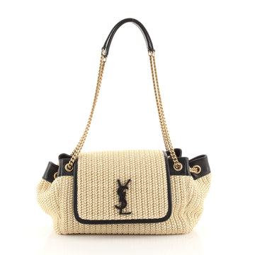 Saint Laurent Nolita Satchel Raffia Small