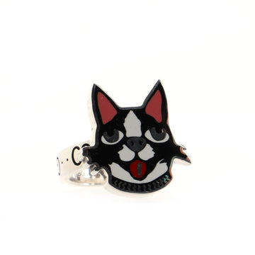 Gucci Bosco Ring Sterling Silver and Enamel