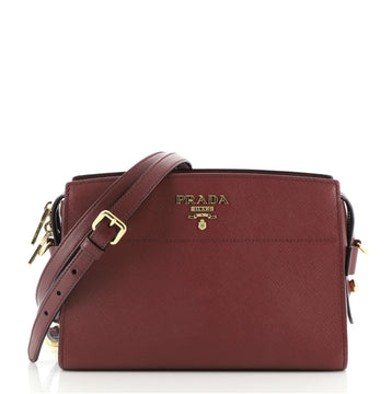 Prada Bibliotheque Crossbody Saffiano Leather