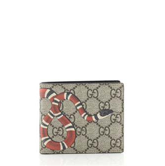 Gucci Bi-Fold Wallet Printed GG Coated Canvas