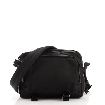 Prada Technical Zip Crossbody Bag Tessuto Small
