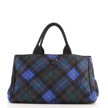 Prada Canapa Tote Printed Tessuto Medium