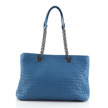 Bottega Veneta Double Chain Tote Intrecciato Nappa Medium