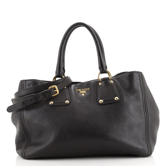 Prada Convertible Open Tote Vitello Daino Medium