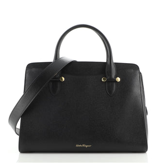 Salvatore Ferragamo Today Satchel Leather Large