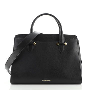 Salvatore Ferragamo Today Satchel Leather Large