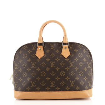 Louis Vuitton Vintage Alma Handbag Monogram Canvas PM