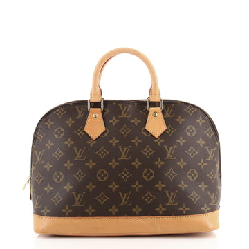 Louis Vuitton Vintage Alma Handbag Monogram Canvas PM