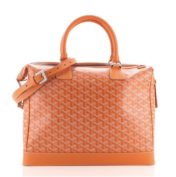 Goyard Victoria Bag Coated Canvas Orange 793565