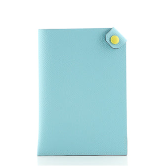 Hermes Tarmac Passport Holder Leather