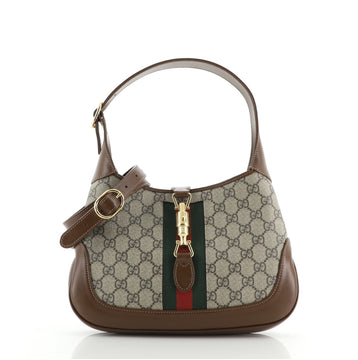 Gucci Jackie 1961 Hobo GG Coated Canvas Small
