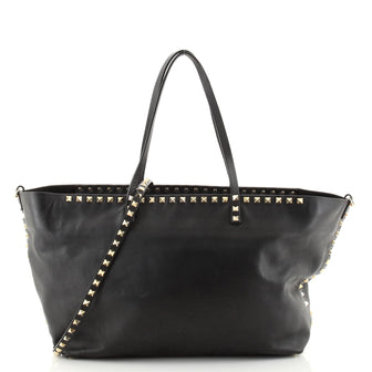 Valentino Rockstud Tote Rigid Leather Medium