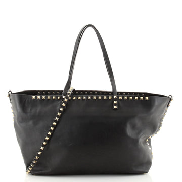 Valentino Rockstud Tote Rigid Leather Medium