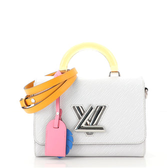 Louis Vuitton Twist Plexiglass Top Handle Bag Epi Leather MM