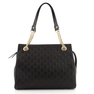 Gucci Soft Signature Shoulder Bag Guccissima Leather Medium