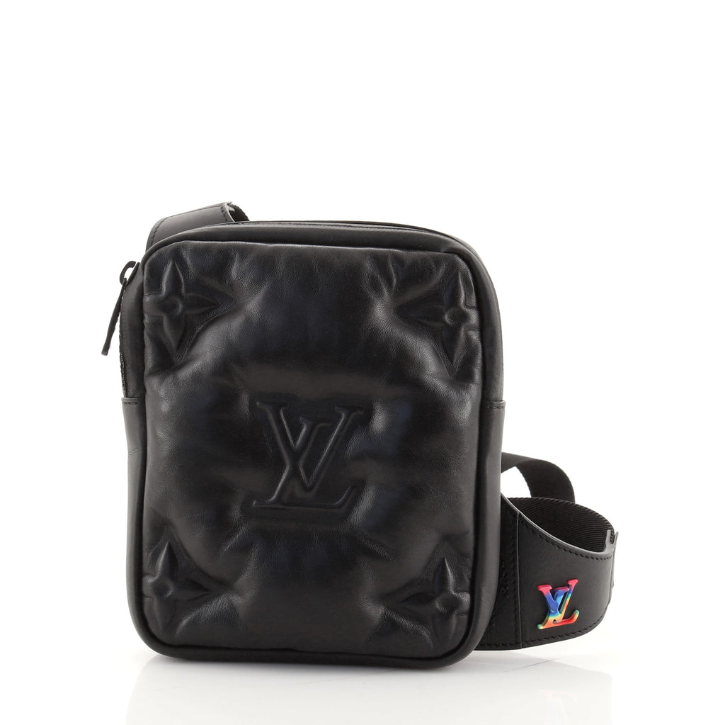 Louis Vuitton Asymmetrical Sling Bag Monogram Embossed Puffy Lambskin at  1stDibs