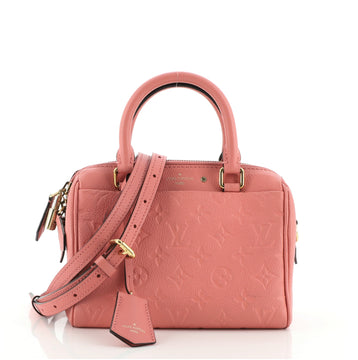 Louis Vuitton Speedy Bandouliere NM Handbag Monogram Empreinte Leather 25