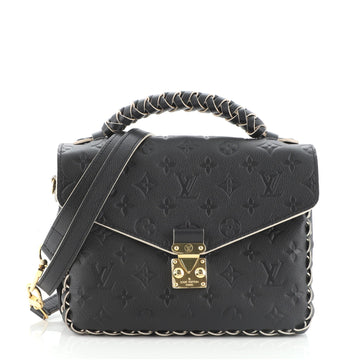 Louis Vuitton Braided Handle Pochette Metis Monogram Empreinte Leather