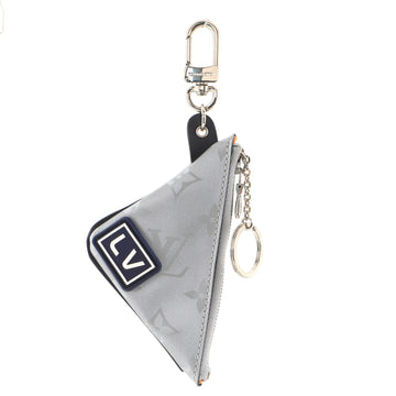 Louis Vuitton Triangle Key Pouch Limited Edition Titanium Monogram Canvas