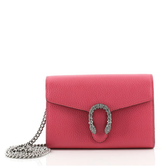 Gucci Dionysus Chain Wallet Leather with Embellished Detail Small
