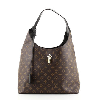 Louis Vuitton Flower Hobo Monogram Canvas