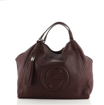 Gucci Soho Shoulder Bag Leather Large