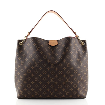 Louis Vuitton Graceful Handbag Monogram Canvas MM