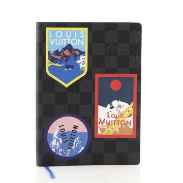 Louis Vuitton Clemence Notebook Alps Patches Damier Graphite MM