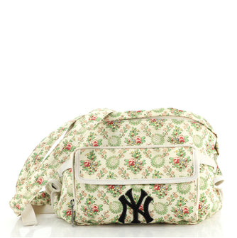 Gucci MLB Convertible Belt Bag Printed Satin with Applique