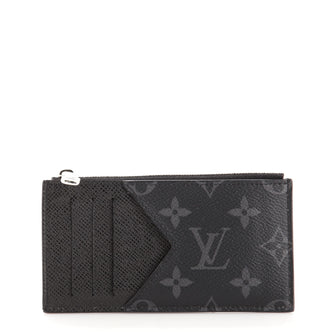 Louis Vuitton Coin Card Holder Monogram Eclipse
