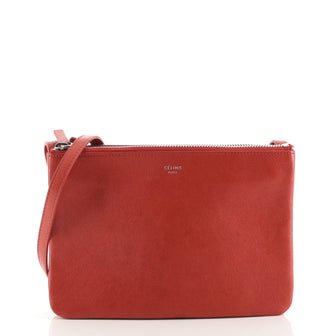 Celine Trio Crossbody Bag Leather Small