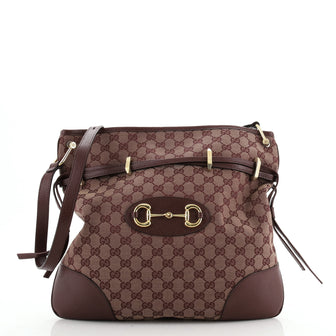 Gucci 1955 Horsebit Messenger Bag GG Canvas Large