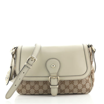 Gucci Sukey Shoulder Bag GG Canvas with Leather