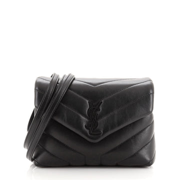Saint Laurent LouLou Shoulder Bag Matelasse Chevron Leather Toy