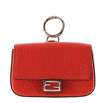 Fendi Baguette Bag Charm Leather Micro