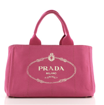 Prada Canapa Tote Canvas Medium