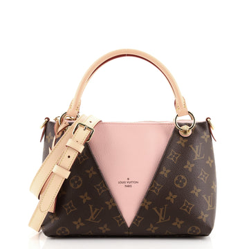 Louis Vuitton V Tote Monogram Canvas and Leather BB