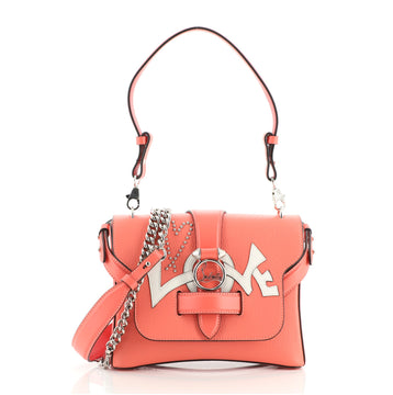 Christian Louboutin Rubylou Love Convertible Satchel Leather Small