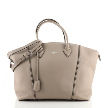 Louis Vuitton Soft Lockit Handbag Leather MM