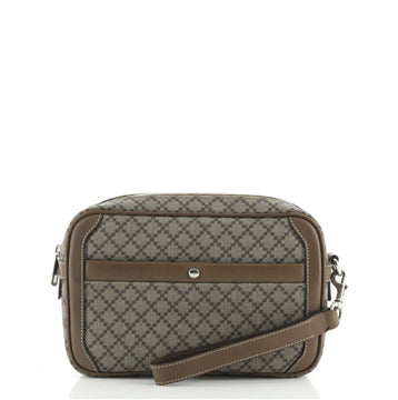 Gucci Wristlet Clutch Diamante Canvas