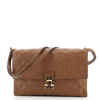 Louis Vuitton Fascinante Handbag Monogram Empreinte Leather Brown 79559213