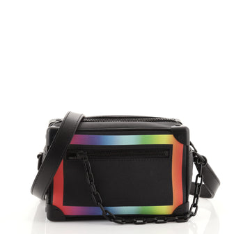 Louis Vuitton Soft Trunk Bag Rainbow Taiga Leather Mini