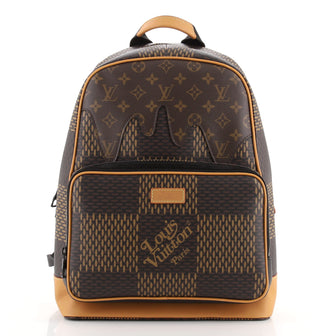 Louis Vuitton Nigo Campus Backpack Limited Edition Giant Damier and Monogram Canvas