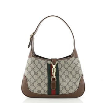 Gucci Jackie 1961 Hobo GG Coated Canvas Small
