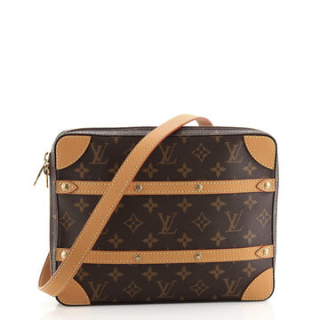 Louis Vuitton Soft Trunk Messenger Bag Monogram Canvas PM
