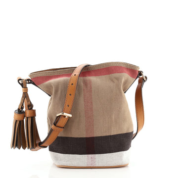 Burberry Ashby Bag House Check Canvas Mini