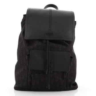 Christian Dior Motion Backpack Oblique Nylon with Leather Medium