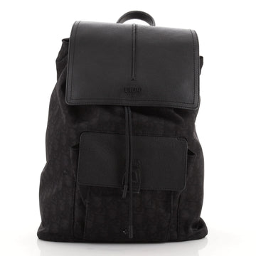 Christian Dior Motion Backpack Oblique Nylon with Leather Medium